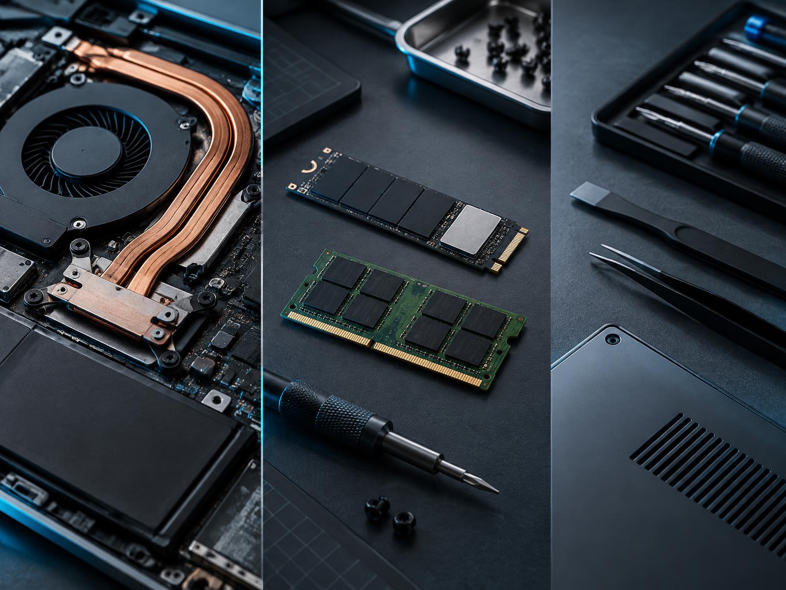 Cooling system, memory, storage and precision repair tools